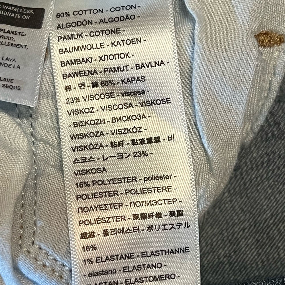 💙Levi’s Classic Straight Dark Indigo Stretchy Jeans - Picture 5 of 5